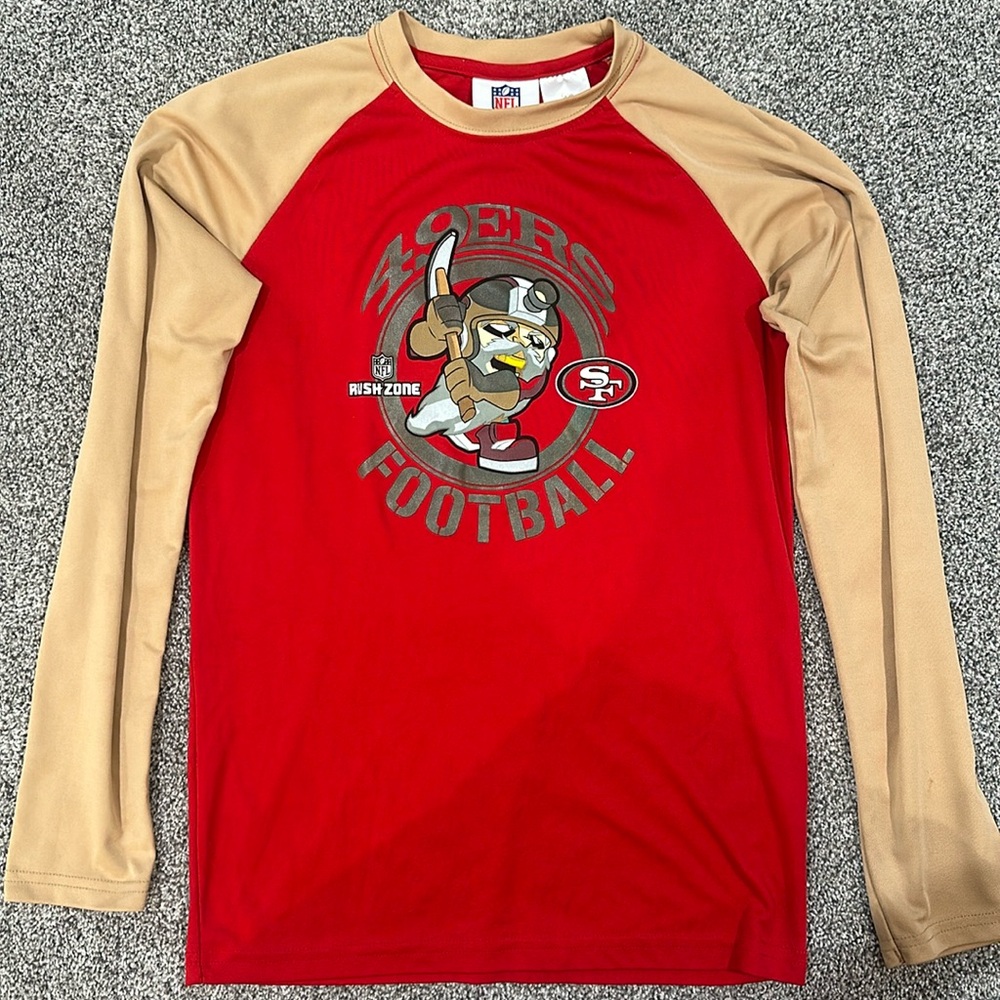 NFL San Francisco 49ers long sleeve football top L